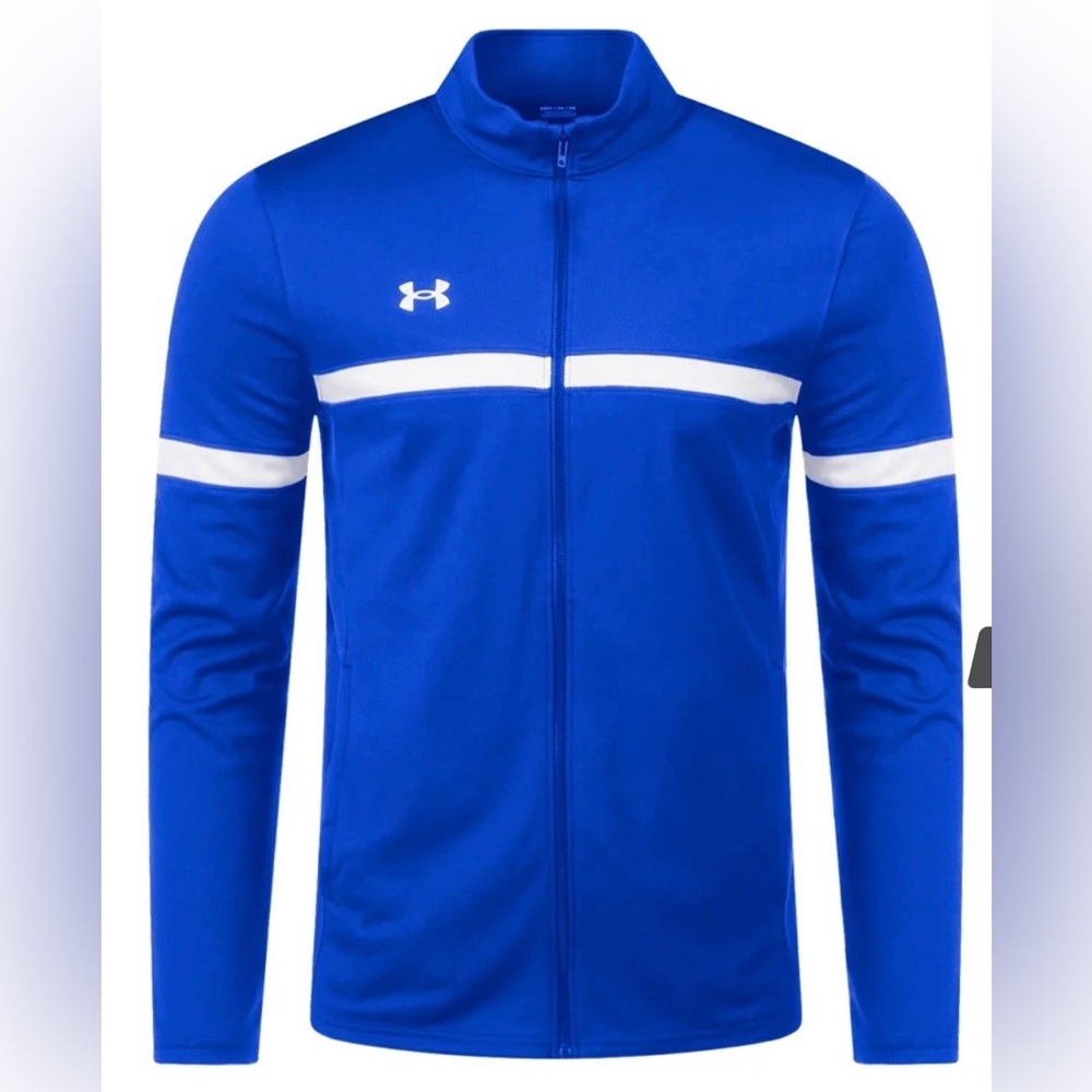 NWT Under Armour Men's Royal Blue Jacket with White Stripes💙💙